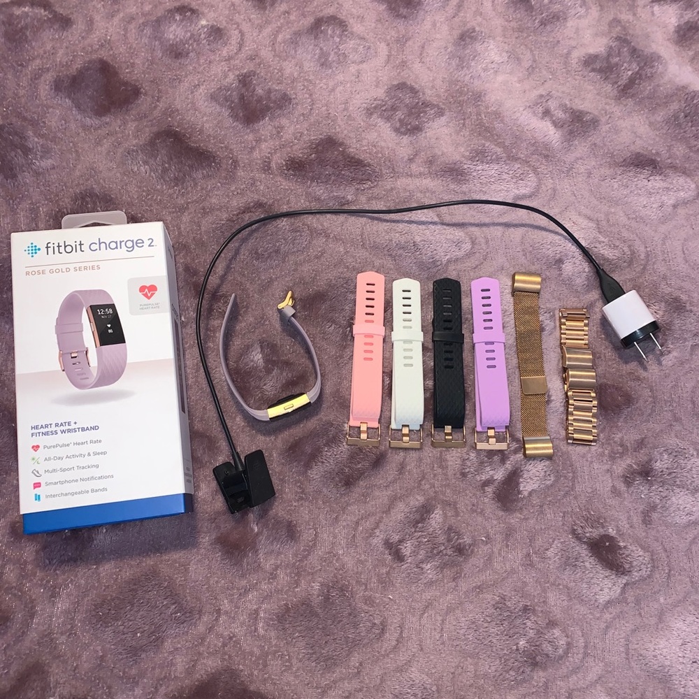 Fitbit Charge 2 ✨Rose Gold Edition✨